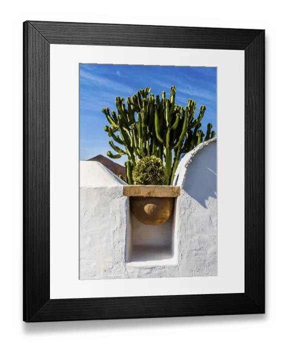Framed Print : Fundacion Cesar Manrique, former residence of the artist