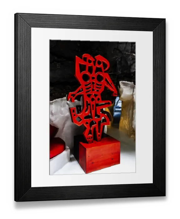 Framed Print : Fundacion Cesar Manrique, former residence of the artist Framed Print : Fundacion Cesar Manrique, former residence of the artist