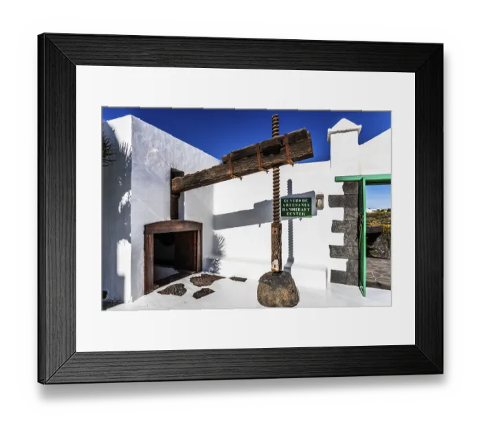 Framed Print : Casa Museo del Campesino by Cesar Manrique