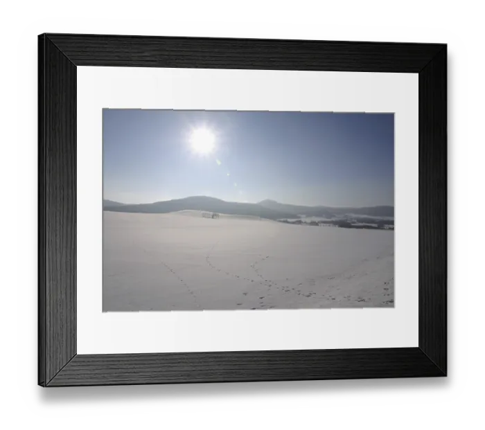 Framed Print : Winter in Lusatia