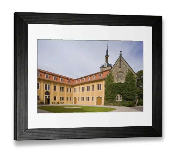 Framed Print : Ettersburg Castle and Park are located near Ettersburg in Thuringia on the Ettersberg