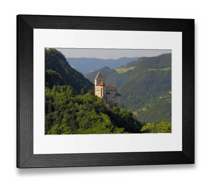 Framed Print : South Tyrol near Lajen, Castle