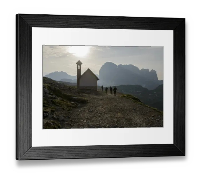 Framed Print : Tree battlements, South Tyrol, Sexten Dolomiti Alps