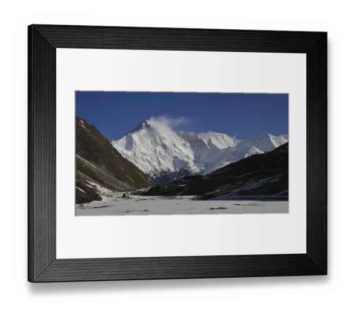 Framed Print : Cho Oyu, view from Gokyo