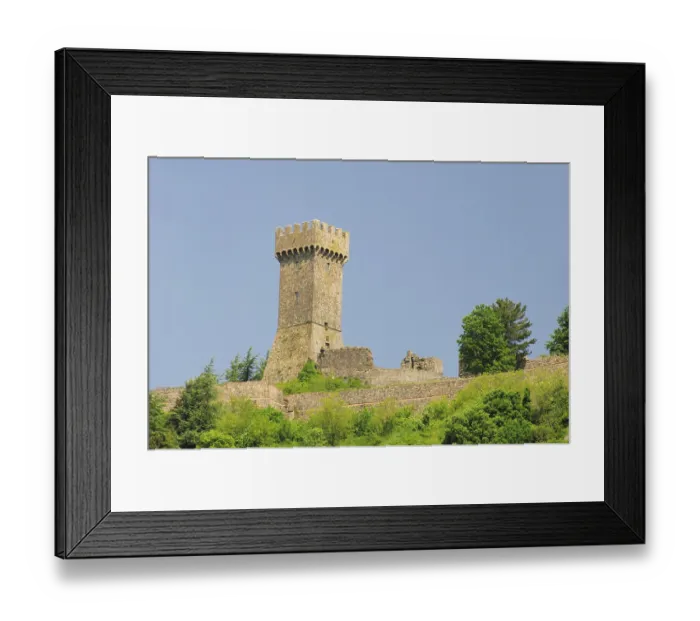 Framed Print : Radicofani Framed Print : Radicofani