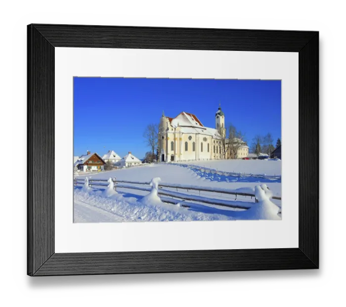 Framed Print : Wieskirche 02