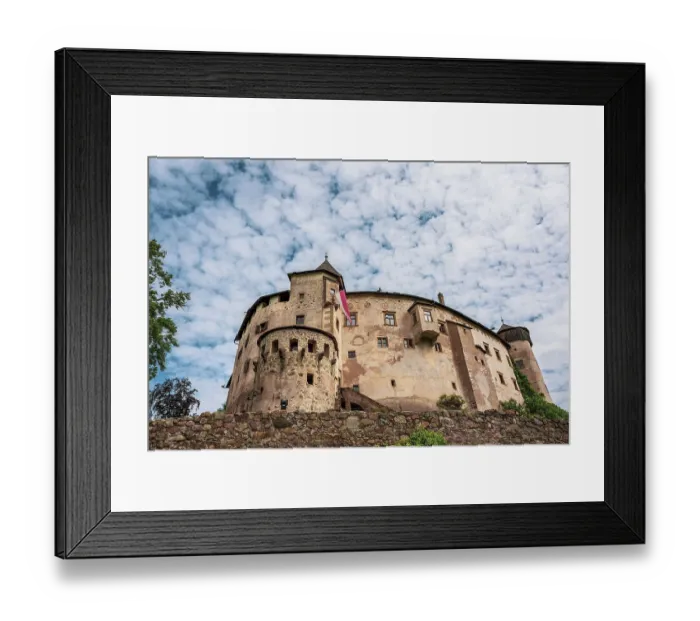 Framed Print : Prosels Castle in the Dolomites in South Tyrol