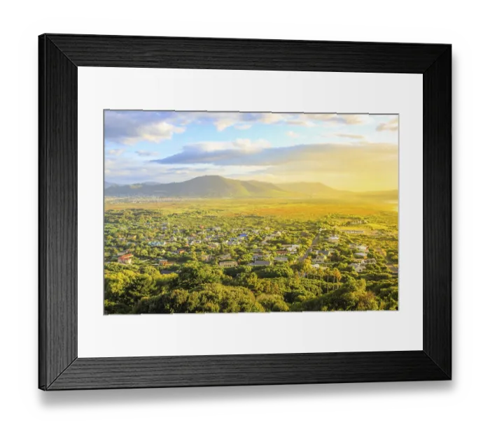Framed Print : Spectacular view from Chapmans Peak Drive within the Table Mountain National Park