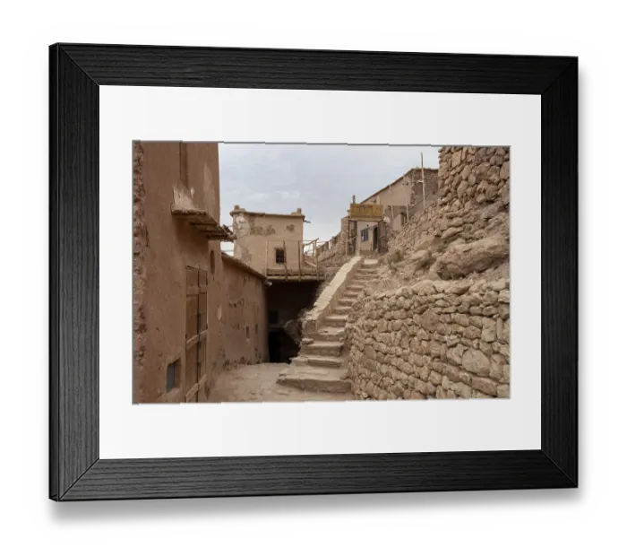 Framed Print : Old fortress (ksar) made of clay