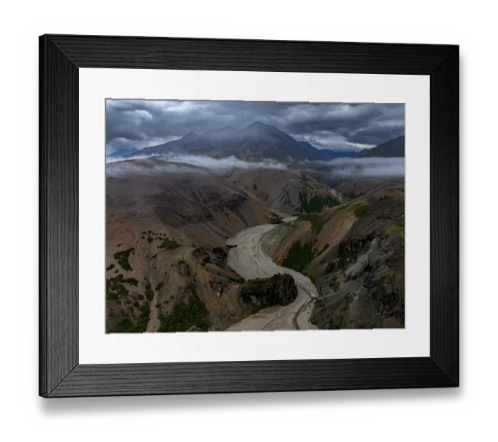 Framed Print : River, river course, river delta Framed Print : River, river course, river delta