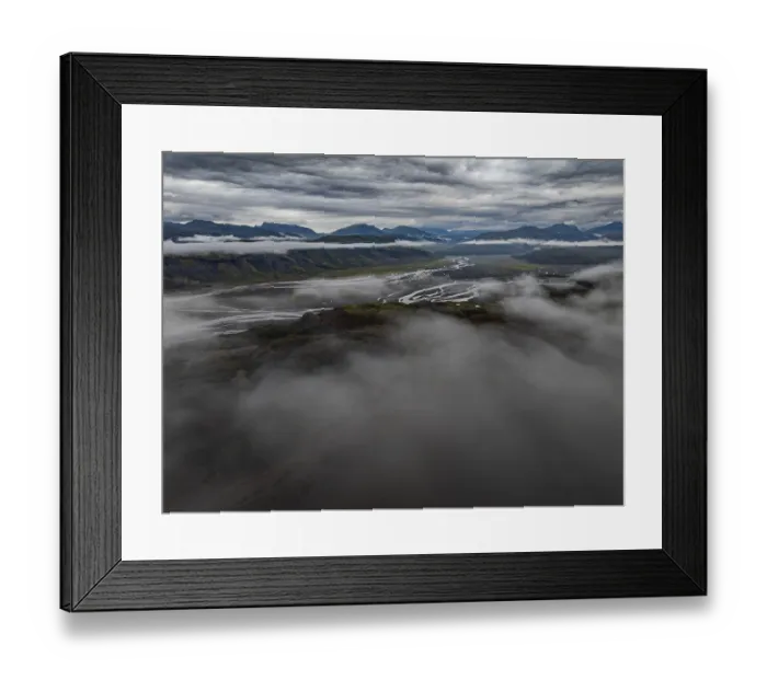 Framed Print : River, river course, river delta Framed Print : River, river course, river delta