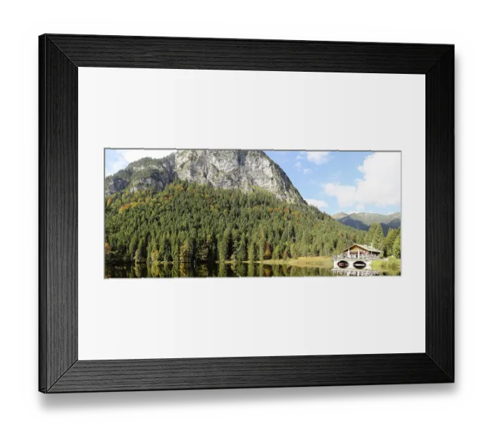 Framed Print : The picturesque Pflegersee lake near Garmisch Framed Print : The picturesque Pflegersee lake near Garmisch