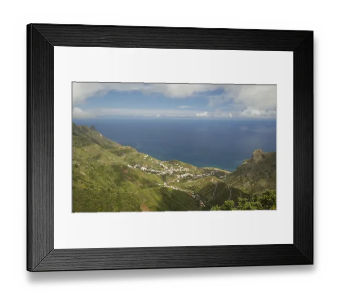 Framed Print : Taganana, Valley of Taganana, Barranco de la Iglesia