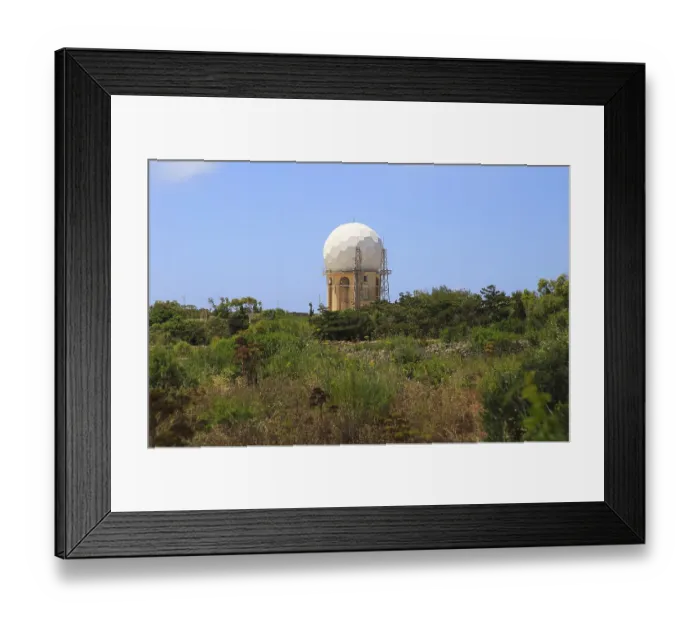 Framed Print : Air Traffic Services Had-Dingli Radar Station