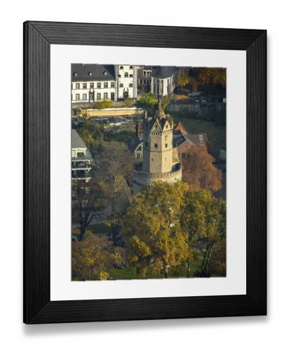 Framed Print : The Round Tower, landmark of Andernach