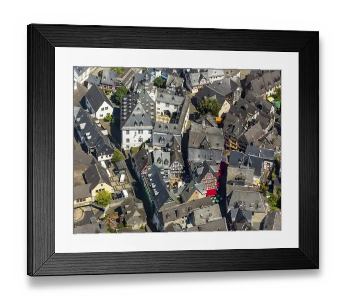 Framed Print : View of the old town of Limburg with half-timbered houses Framed Print : View of the old town of Limburg with half-timbered houses
