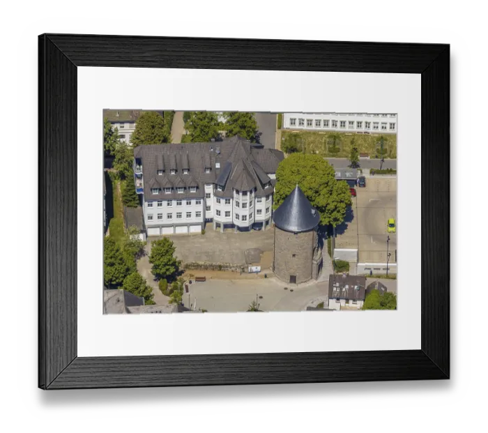 Framed Print : Aerial view, Bieketurm, Attendorn Framed Print : Aerial view, Bieketurm, Attendorn