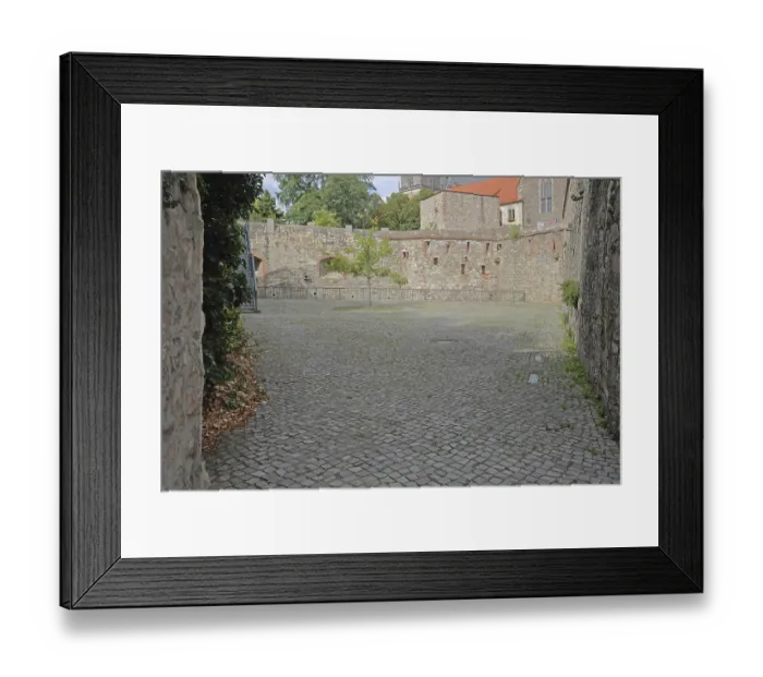 Framed Print : Medieval bastion Cleve with defence defence tower Cleve