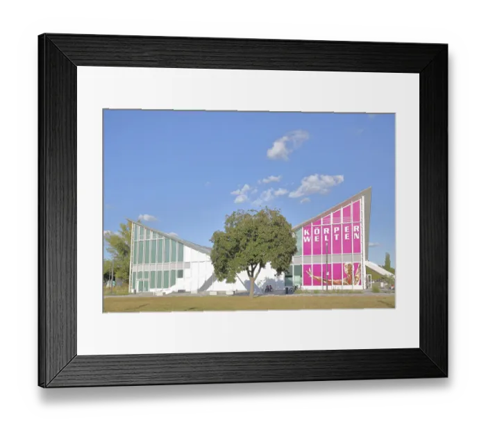 Framed Print : Multipurpose hall Hyparschale, Modern building Framed Print : Multipurpose hall Hyparschale, Modern building