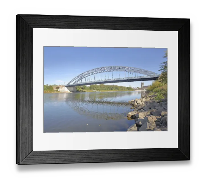 Framed Print : Star Bridge over the Elbe, Magdeburg Cathedral Framed Print : Star Bridge over the Elbe, Magdeburg Cathedral