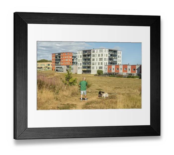 Framed Print : Modern apartment building built in 2020 Framed Print : Modern apartment building built in 2020