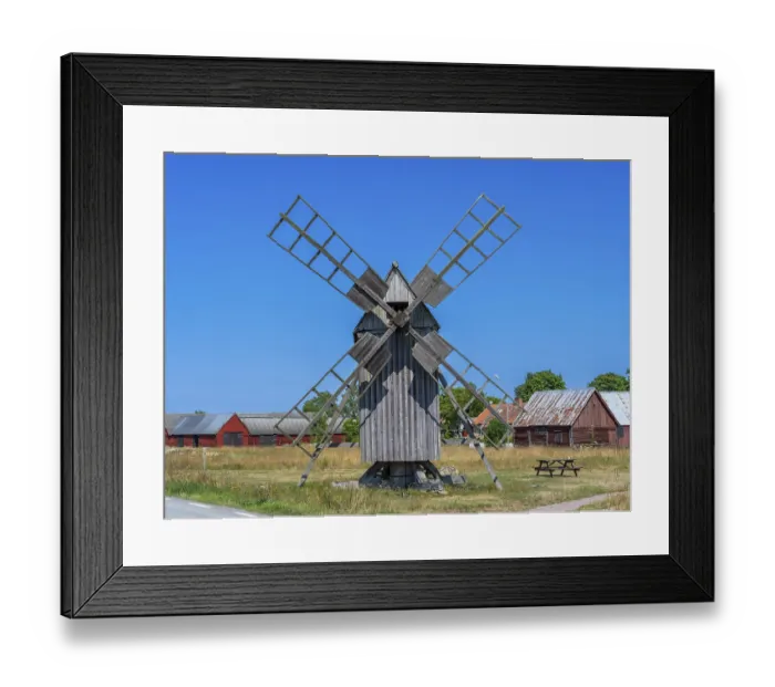 Framed Print : The mills of Lerkaka, historical windmill Framed Print : The mills of Lerkaka, historical windmill