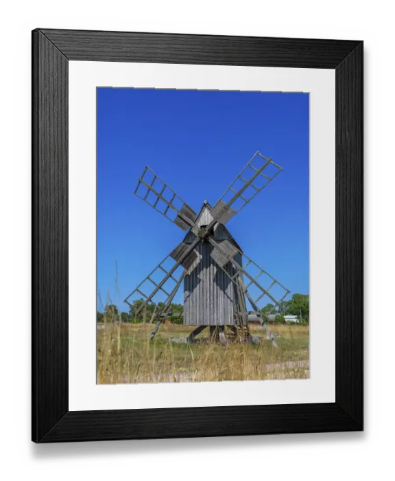 Framed Print : The mills of Lerkaka, historical windmill Framed Print : The mills of Lerkaka, historical windmill