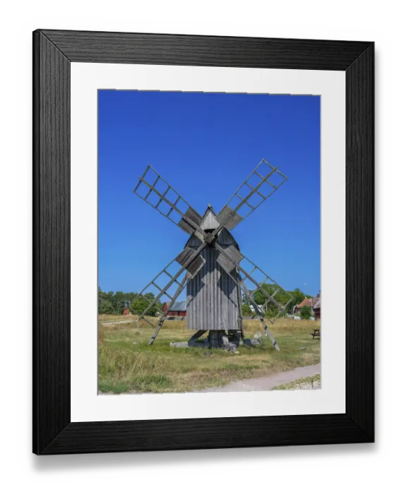 Framed Print : The mills of Lerkaka, historical windmill Framed Print : The mills of Lerkaka, historical windmill