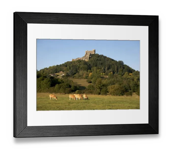 Framed Print : Castle of Murol, Auvergne, Puy-de-Dome Framed Print : Castle of Murol, Auvergne, Puy-de-Dome