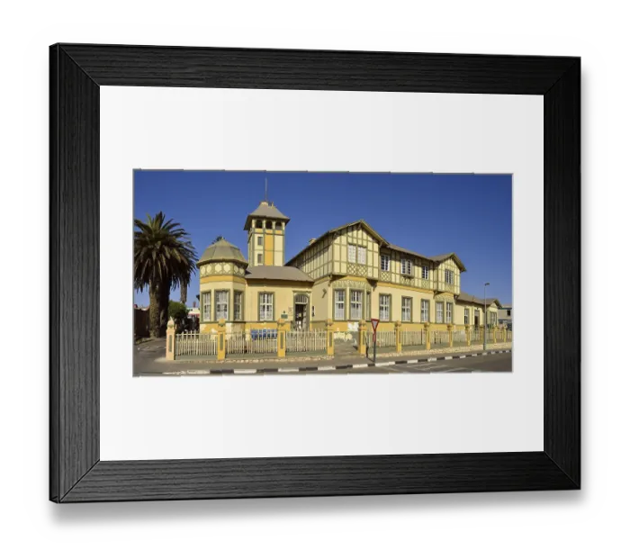 Framed Print : Woermann Haus, historic German colonial building Framed Print : Woermann Haus, historic German colonial building