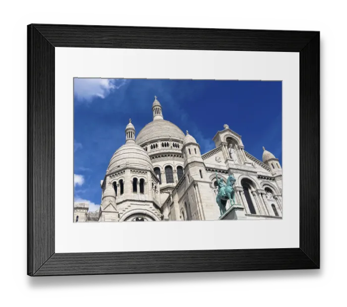 Framed Print : Basilica Sacre Coeur, Montmartre