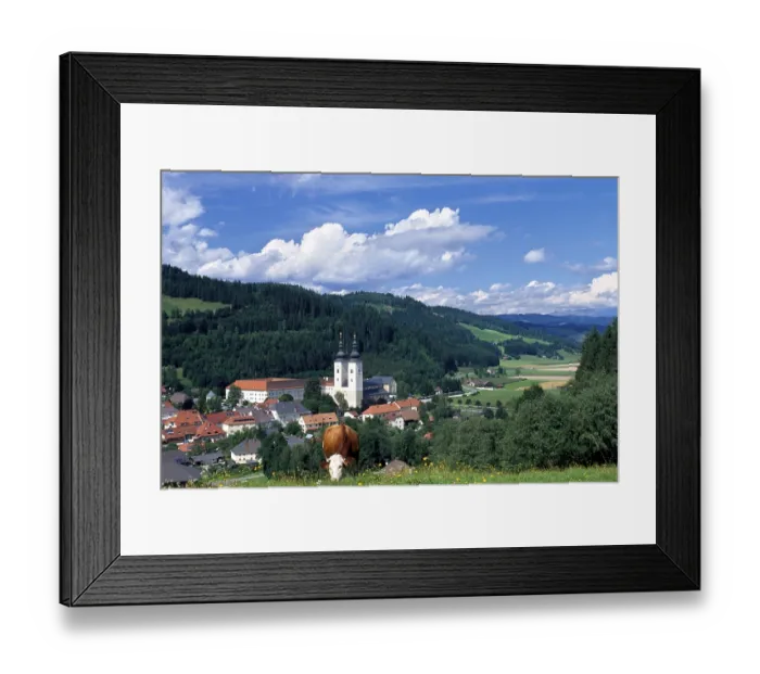 Framed Print : Gurk, Gurktal Valley, Carinthia, Austria, Europe