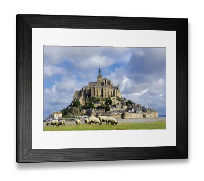 Framed Print : Monastery Island Mont Saint Michel, St