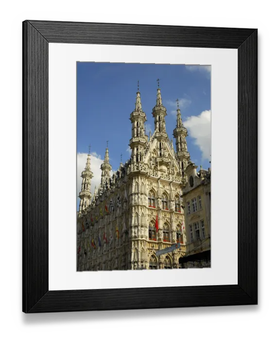 Framed Print : City Hall, Louvain, Leuven, Leuven, Belgium Framed Print : City Hall, Louvain, Leuven, Leuven, Belgium