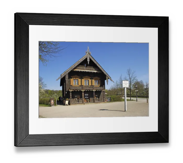 Framed Print : House, Russian colony Alexandrowka