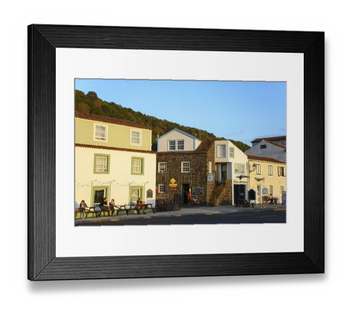 Framed Print : Shore road, Lajes do Pico, Pico