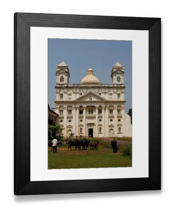 Framed Print : Cathedral, Old Goa, India, Asia