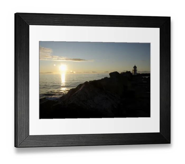 Framed Print : Midnight sun at Andenes, Andoya