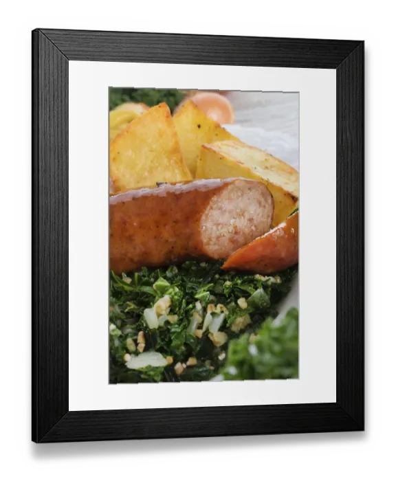 Framed Print : Oldenburg grunkohl Framed Print : Oldenburg grunkohl