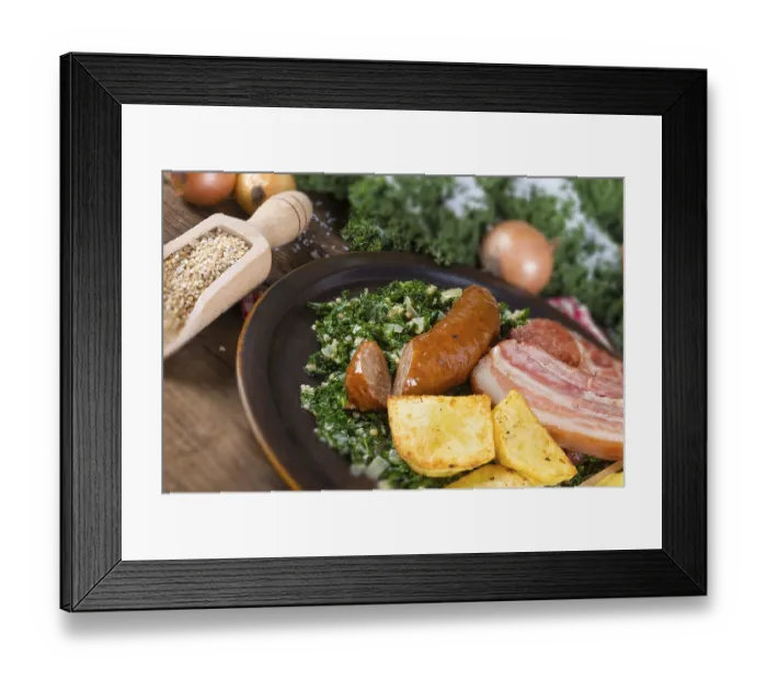 Framed Print : Oldenburg grunkohl