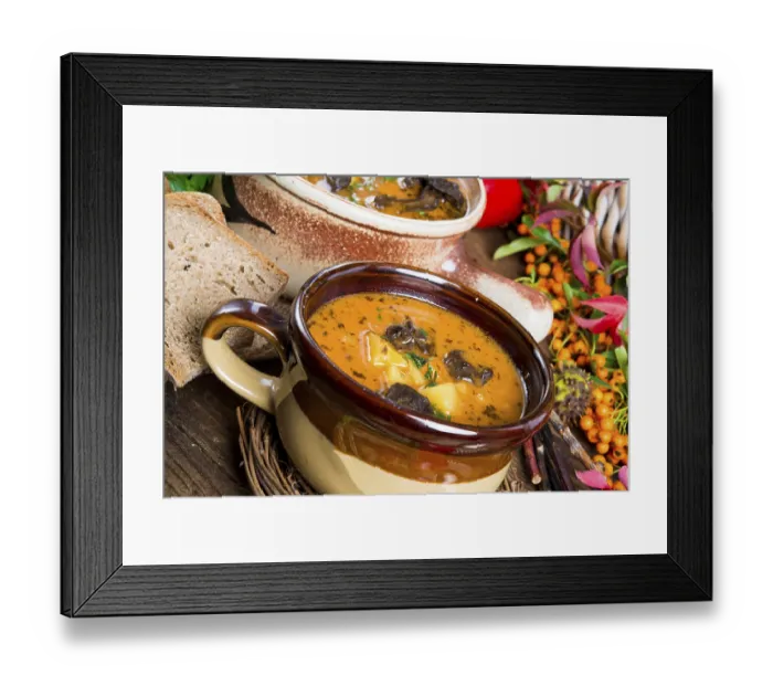 Framed Print : Oxtail soup Framed Print : Oxtail soup