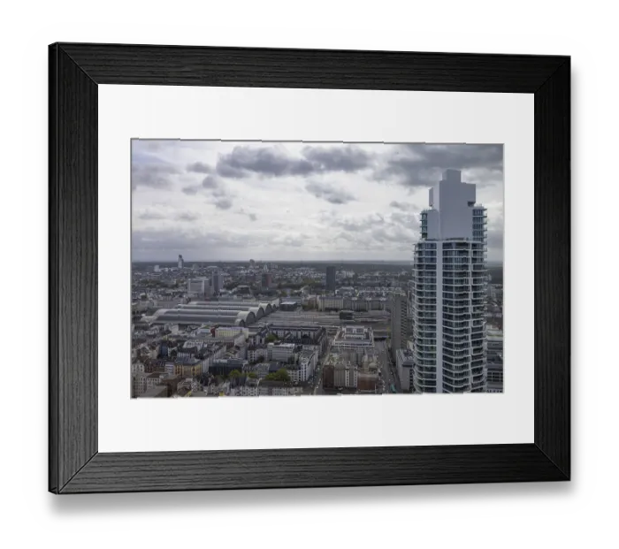 Framed Print : The Grand Tower, Germany's tallest residential tower