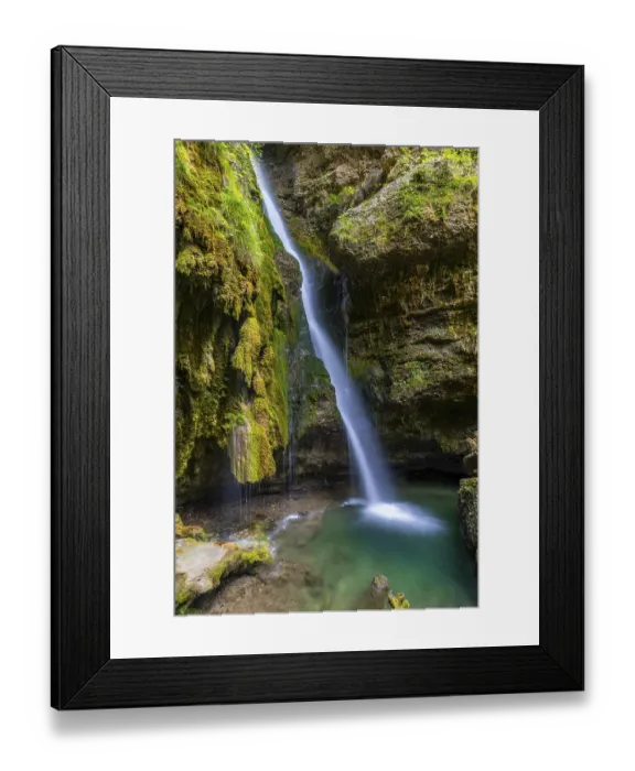 Framed Print : Hinang waterfalls, gorge, rock