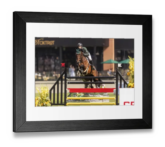 Framed Print : Daniel Coyle of Ireland, riding Legacy Framed Print : Daniel Coyle of Ireland, riding Legacy