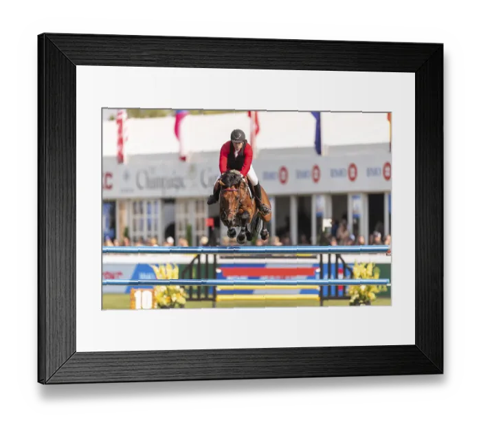 Framed Print : Pedro Pasquel of Mexico, riding Chakkalou PS Framed Print : Pedro Pasquel of Mexico, riding Chakkalou PS