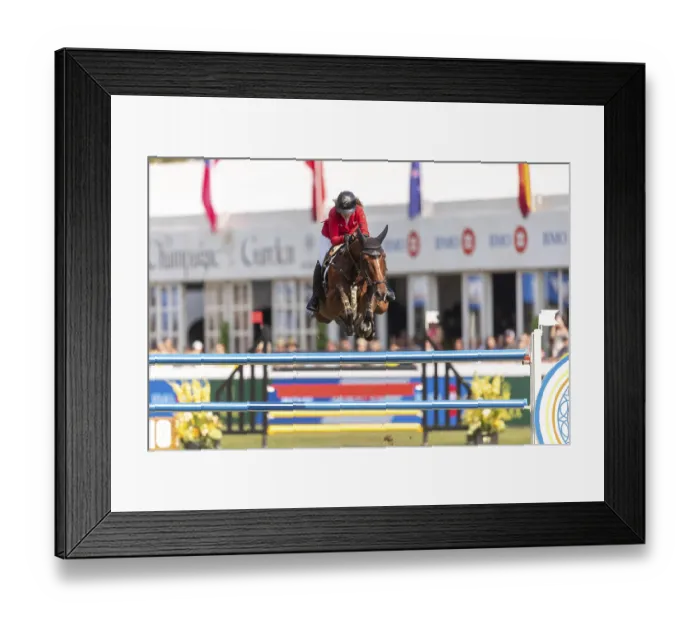 Framed Print : Alessandra Reich of Austria, riding Oeli R Framed Print : Alessandra Reich of Austria, riding Oeli R