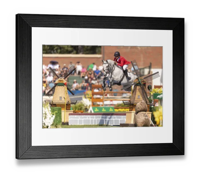 Framed Print : Aaron Vale of the USA, riding Styles