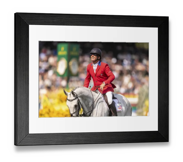 Framed Print : Aaron Vale of the USA, riding Styles Framed Print : Aaron Vale of the USA, riding Styles