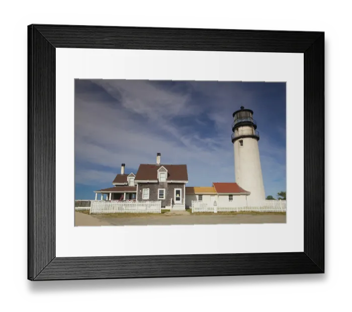 Framed Print : The Highland Light (previously known as Cape Cod Light)