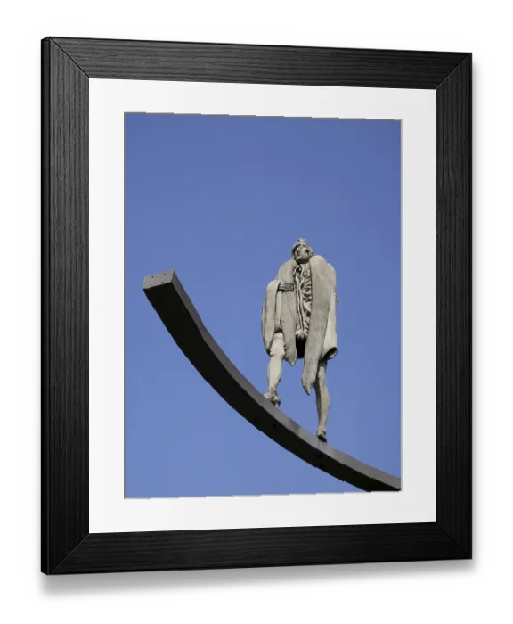 Framed Print : Otto Dix curve by the sculptor Peter Lenk Framed Print : Otto Dix curve by the sculptor Peter Lenk